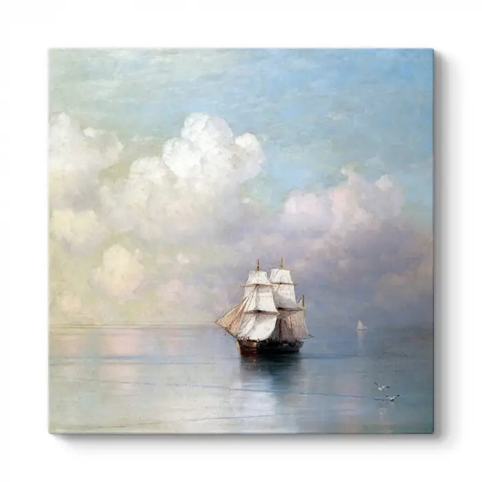 Ivan Ayvazovski - Calm Seas Tablosu 30 x 30