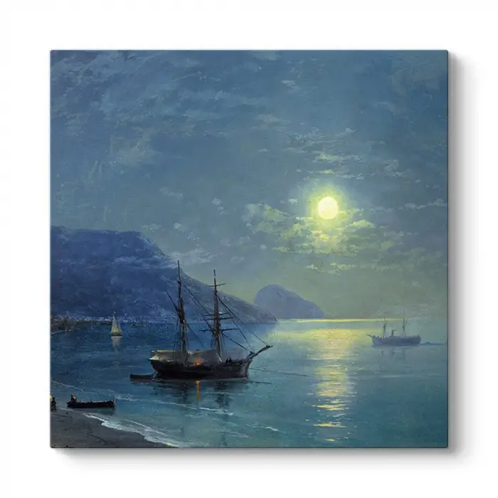 Ivan Ayvazovski - Evening in Crimea Tablosu 40 x 40