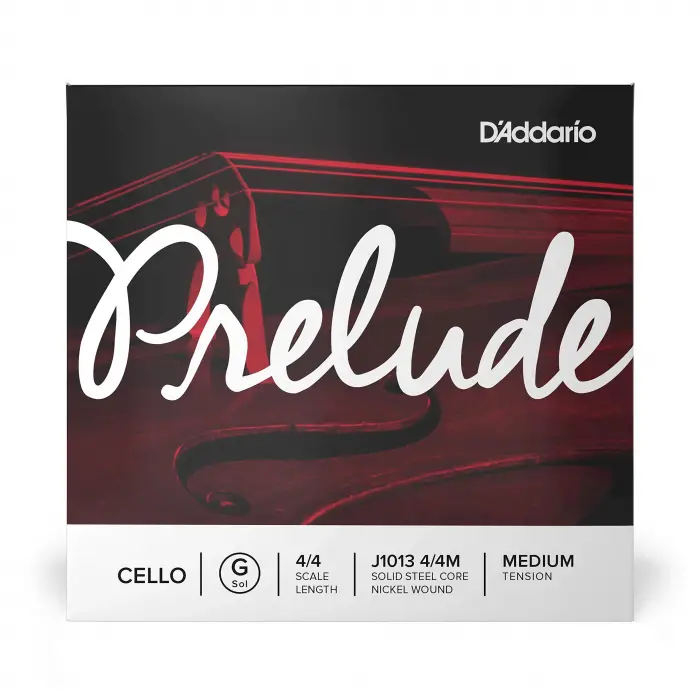 J1013 4/4M çello tek teli, Prelude, G-Sol, 4/4 Scale, Medium T
