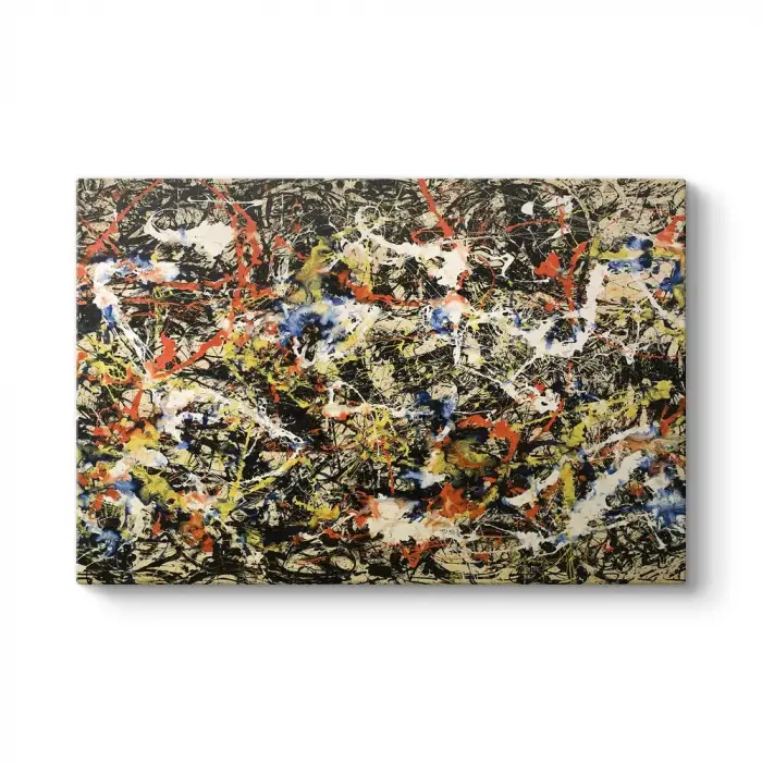 Jackson Pollock - Yakınsama Kanvas Tablo 125 x 80