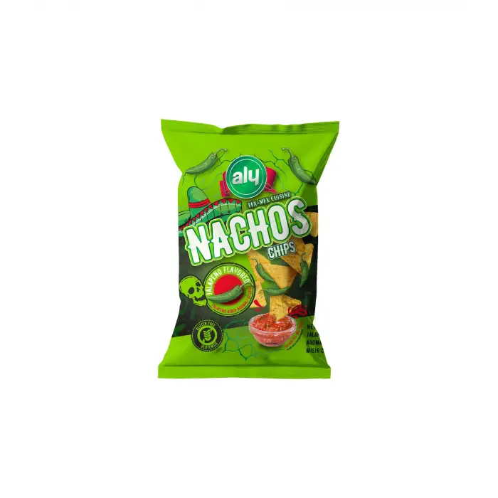 Jalapeno Biber Aromalı Glutensiz Nachos Cips 225 g