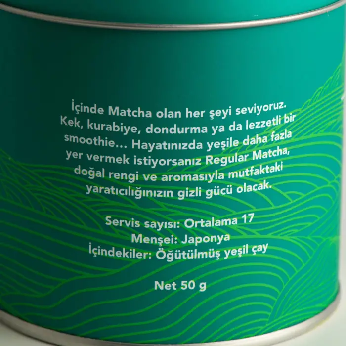Japon Yeşil Çay Tozu Regular Matcha 50 g