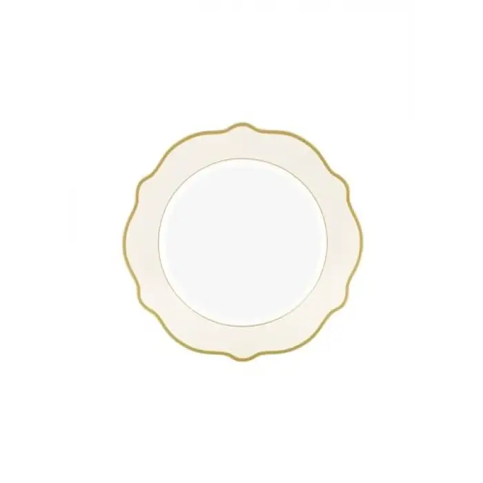 Jaswely pasta tabağı, 6 parça, krem, 21 cm