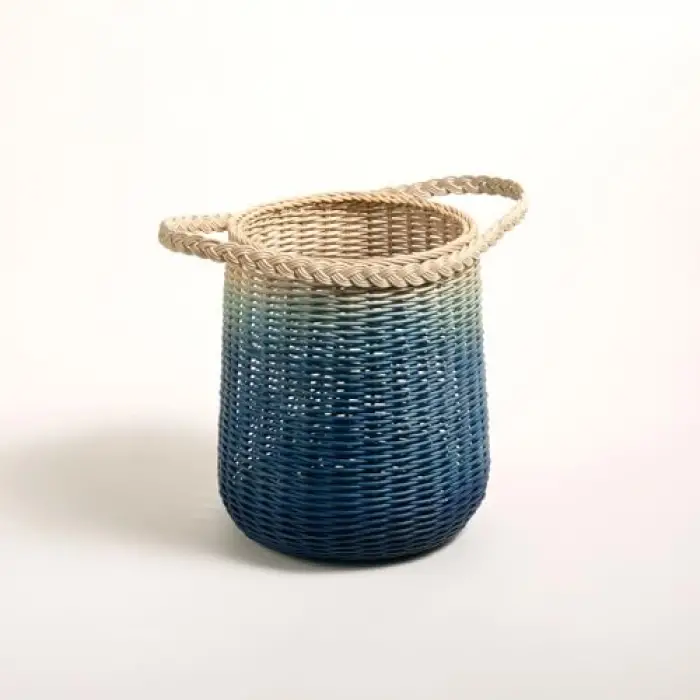 Java Mavi Rattan Sepet 30 Cm