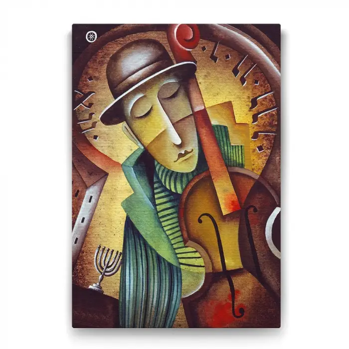 Jazz Serisi Temalı 100x140 cm Duvar Tablosu