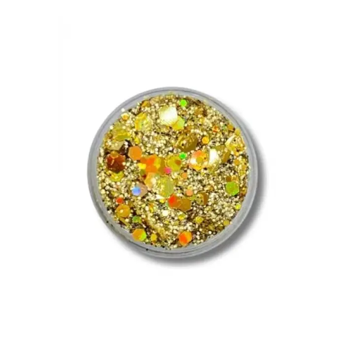 Jel Formlu Parlak Glitter - Laser Gold