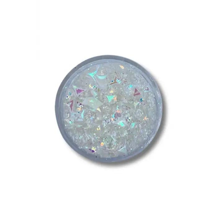 Jel Formlu Parlak Glitter; White Space, glittermz1013