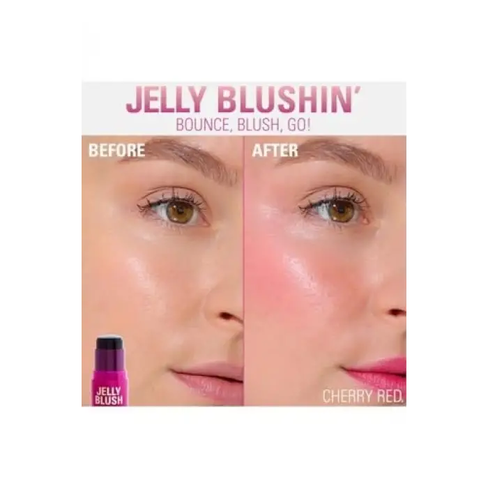 Jelly Lip & Cheek Cherry Jelly Blush Stick, Pembe