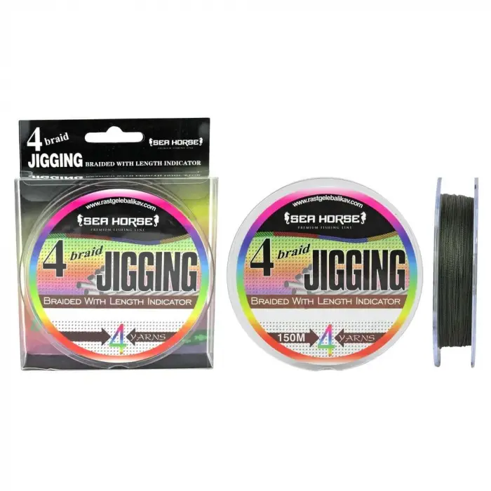 Jigging x4 0,25 150 Mt Green İpek Misina