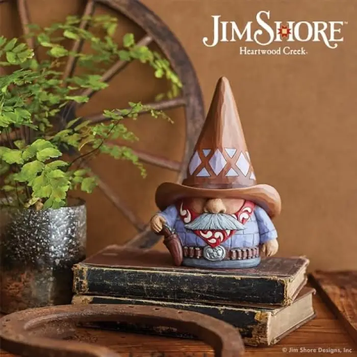 Jim Shore Kovboy Cüppesi, Heykelcik, 17 cm H