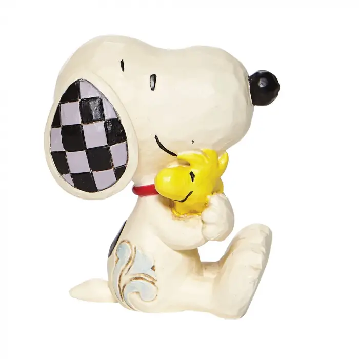 Jim Shore Peanuts Snoopy Woodstock 6,3 cm Mini Heykelcik