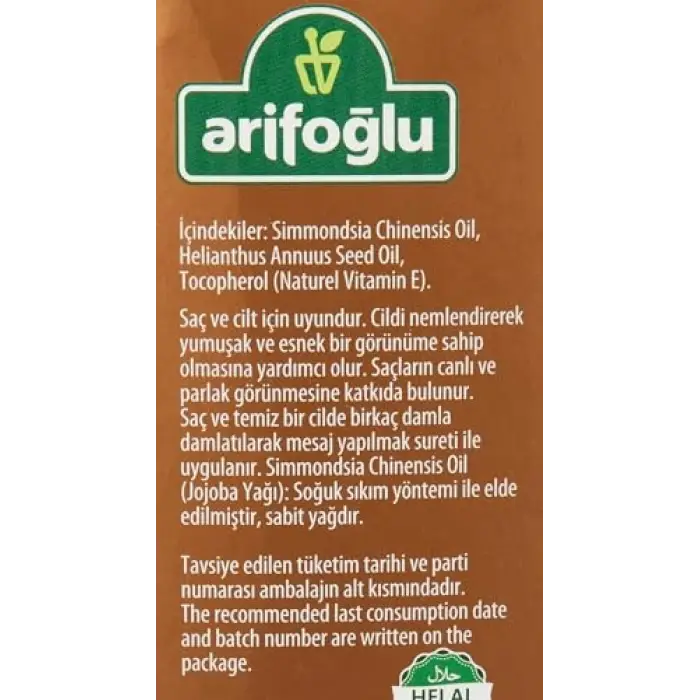 Jojoba Yağı 100 ml