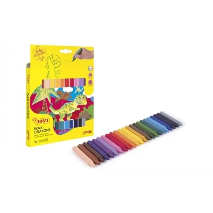 Jovicolor 980 Wachsstifte, 24 adet