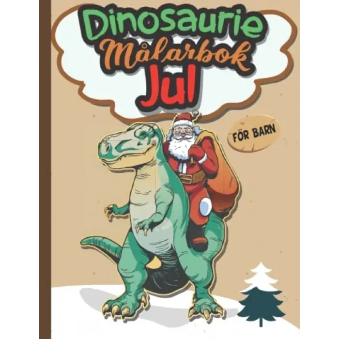 Jul Målarbok Dinosaurier för Barn Boyama Kitabı