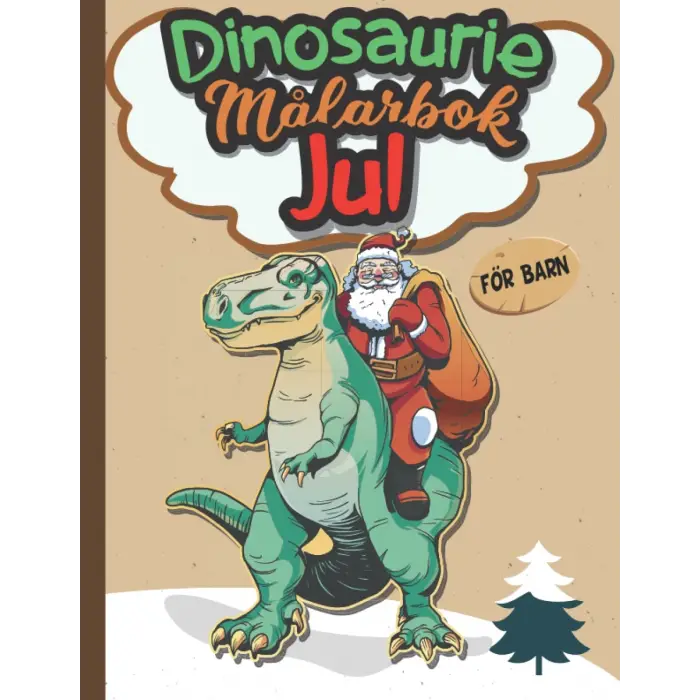 Jul Målarbok Dinosaurier för Barn Boyama Kitabı