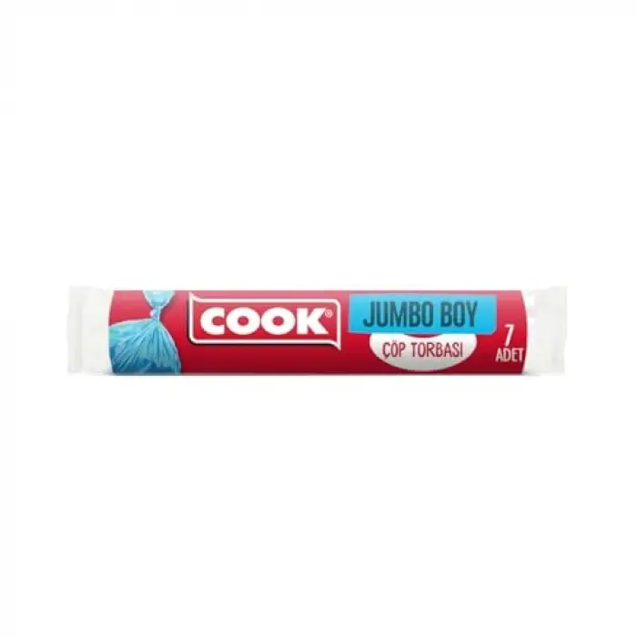 Jumbo Boy Çöp Torbası 80 x 110 cm, 7 Adet/Rulo