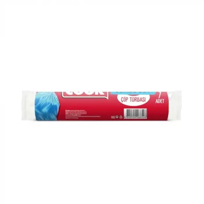 Jumbo Boy Çöp Torbası 80 x 110 cm, 7 Adet/Rulo