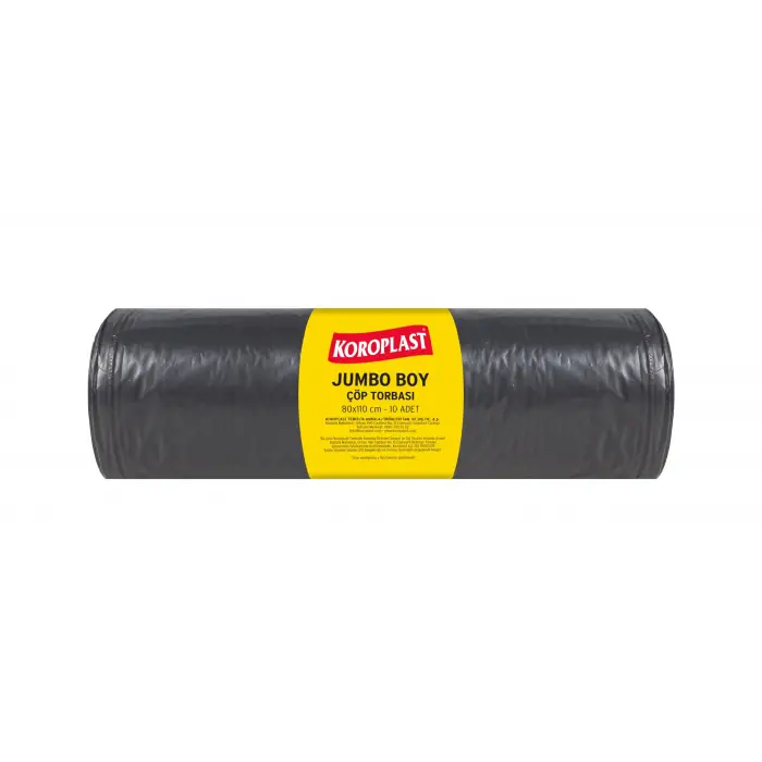 Jumbo Boy Çöp Torbası 80x110 cm (1 Rulo; 10 Yaprak)