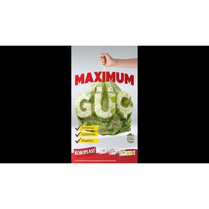 Jumbo Boy Çöp Torbası 80x110 cm (1 Rulo; 10 Yaprak)