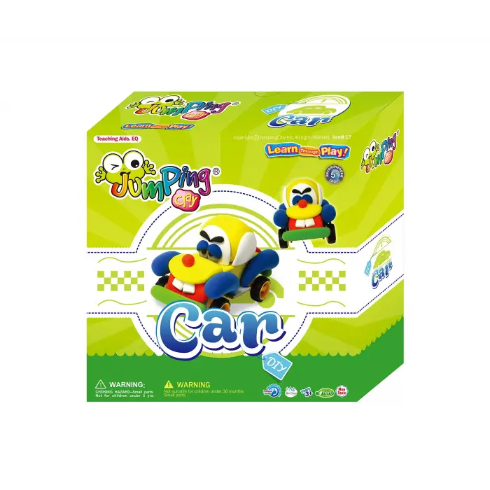 Jumping Clay Kendi, Araba Seti, Oyuncağını Kendin Yap