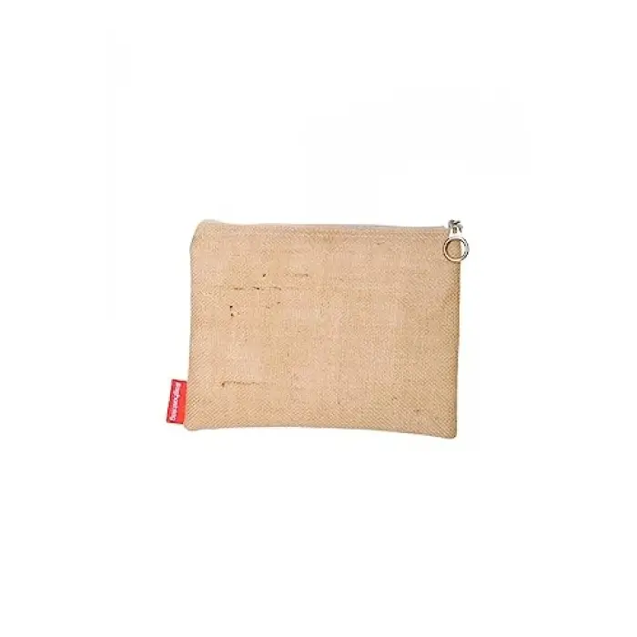 Jüt Clutch Bez Çanta
