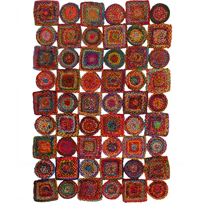 Jüt Hasır Halı, Multi 00009A, 90 x 150