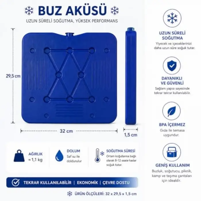 K-700 Buz Aküsü(ice Pack) -2li