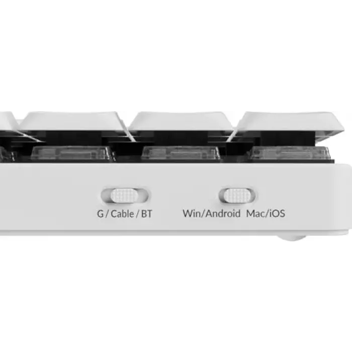 K3 Max %75 RGB Türkçe Mekanik Klavye, Red Switch, Kablosuz, Beyaz