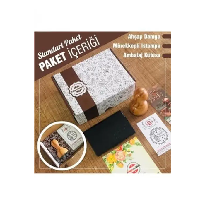 K350 Balonla Uçan Çocuk Ex Libris Mühür