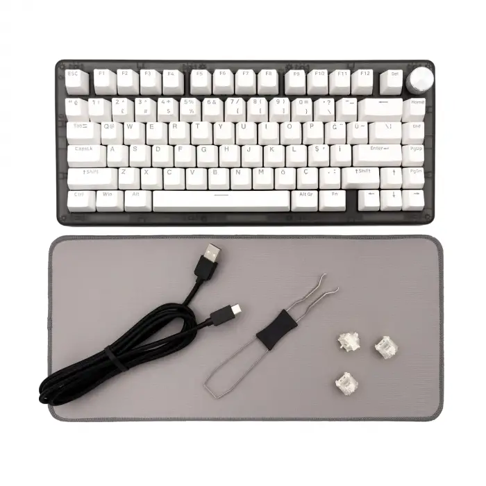 K75 HE Mist Pearl Manyetik Klavye
