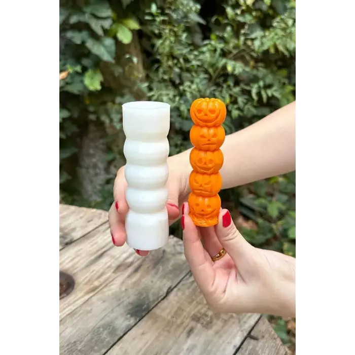 Kabak Totem Tekli Mum Kalıbı (Silikon) 1 Adet