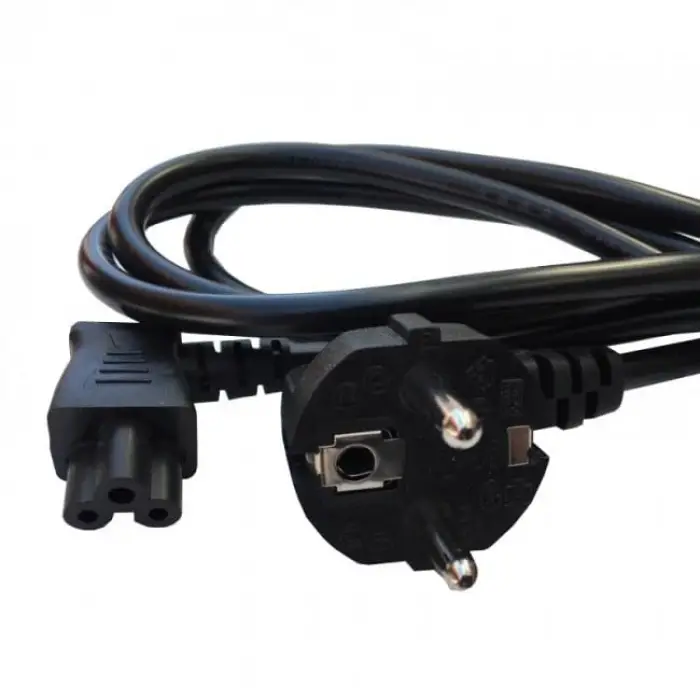 Kablo, 2 metre notebook power 2 metre 90 derece yonca power kablo
