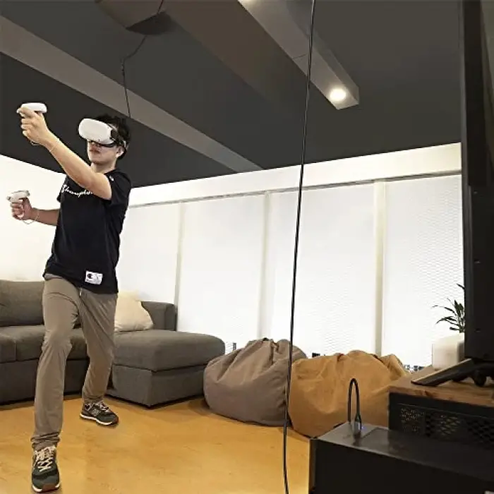 Kablo, 5 Gbps Type-C VR data Şarj Kablosu Oculus Quest 2 için Link Cable 90° Type-C Uç USB 3.2 5 Metre 3A CC1064 Profesyonel Bilgisayar bağlantı Kablosu