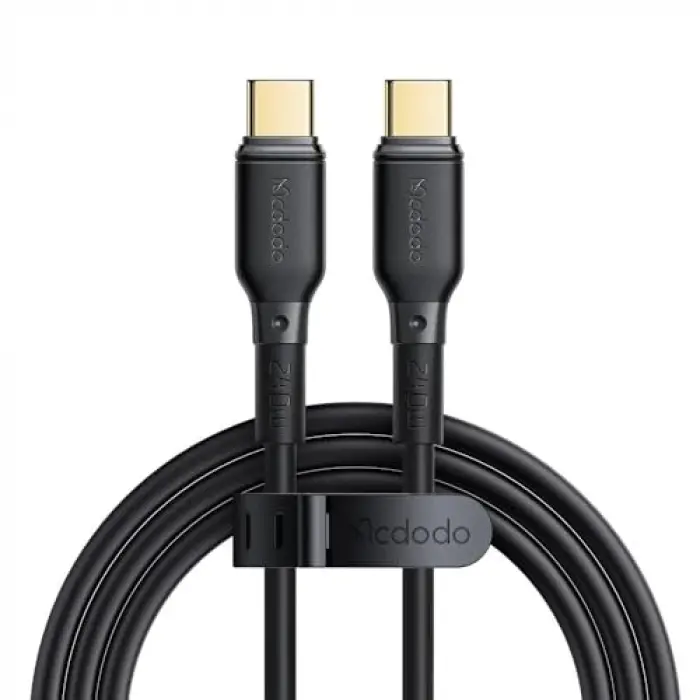 Kablo; Ca-3311 Typec Typec 240W Hızlı Data Şarj 2Mt, Siyah
