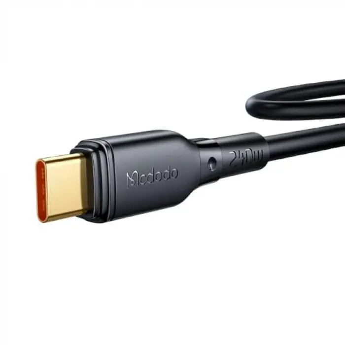 Kablo; Ca-3311 Typec Typec 240W Hızlı Data Şarj 2Mt, Siyah
