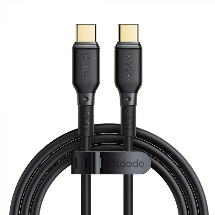 Kablo; Ca-3311 Typec Typec 240W Hızlı Data Şarj 2Mt, Siyah