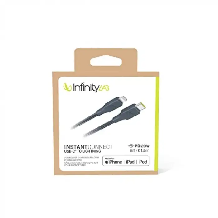 Kablo, Infinitylab by - InstantConnect USB-C Lightning, Mavi1.5m