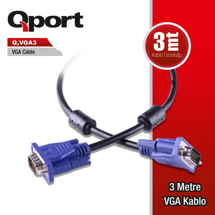Kablo, Q-Vga3 3 Mt Boyu