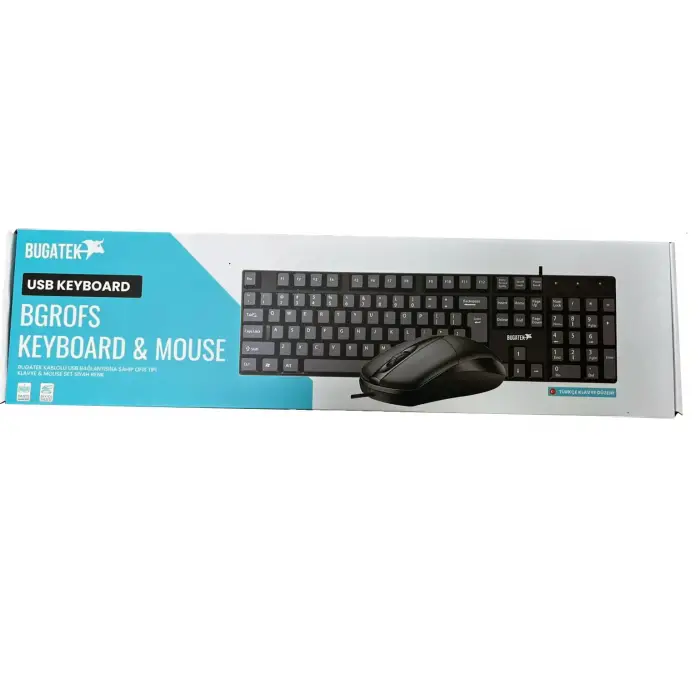 Kablolu Standart Q Klavye ve Mouse Seti