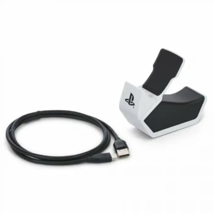 Kablosuz DualSense Controller için Solo Şarj İstasyonu - Beyaz, DualSense Controller, Şarj, Sony PlayStation, PS5, Resmi Lisanslı