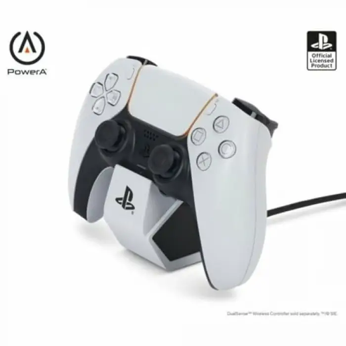 Kablosuz DualSense Controller için Solo Şarj İstasyonu - Beyaz, DualSense Controller, Şarj, Sony PlayStation, PS5, Resmi Lisanslı