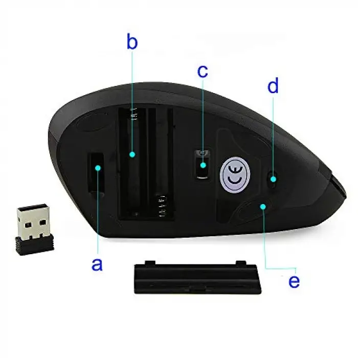 Kablosuz Ergonomik Dikey Mouse 800/1200/1600 DPI