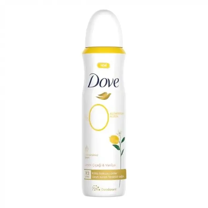 Kadın Deodorant%0 Alüminyum Limon Çiçeği & Vanilya 150ml