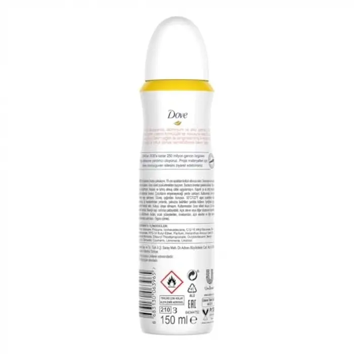 Kadın Deodorant%0 Alüminyum Limon Çiçeği & Vanilya 150ml