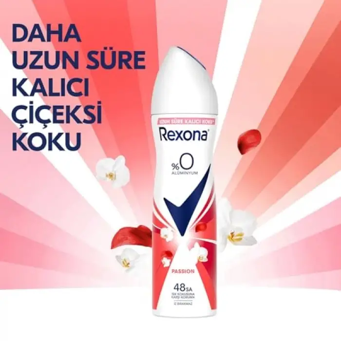 Kadın Sprey Deodorant Passion%0 Alüminyum 150 ml