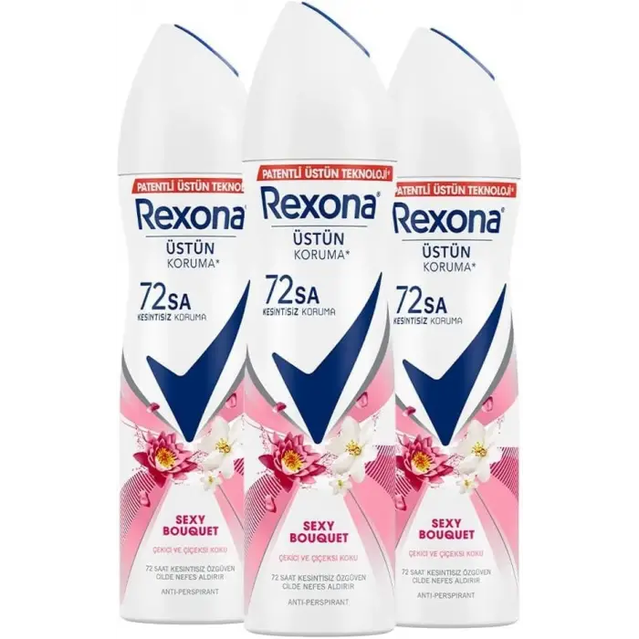 Kadın Sprey Deodorant Sexy Bouquet 150 ml X3