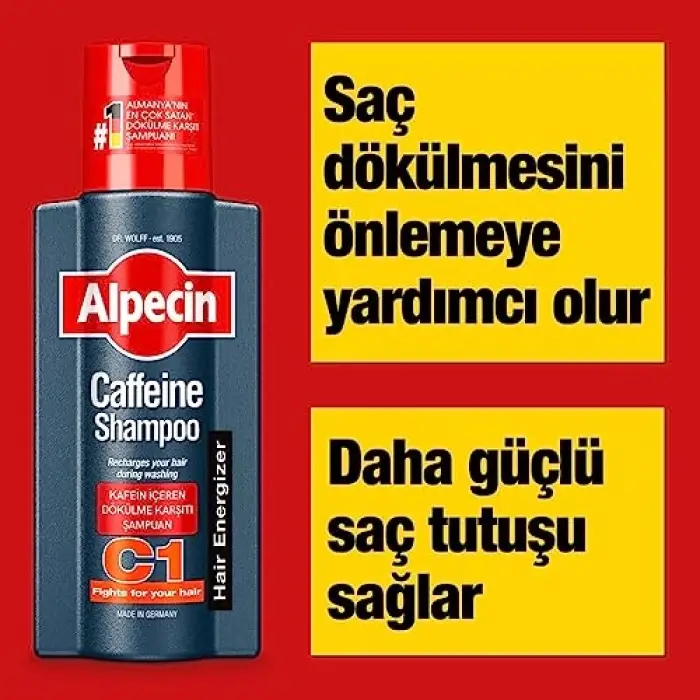 Kafeinli Şampuan C1 250 ml