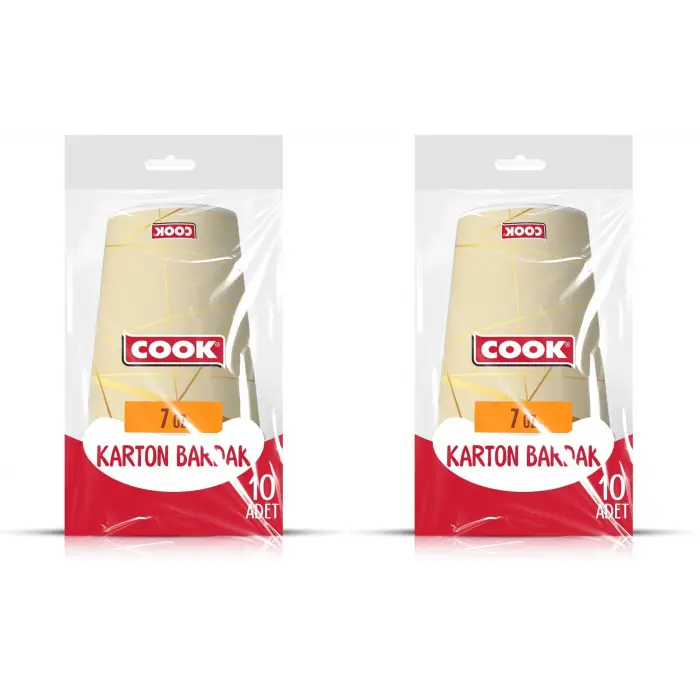 Kağıt Bardak 7 oz 10lu (2 paketi)
