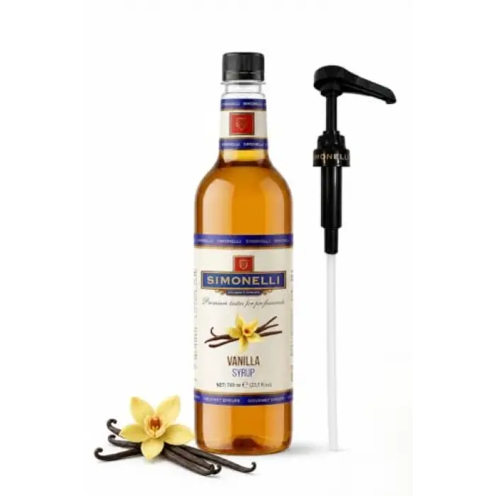 Kahve Şurubu Vanilya Aromalı 70 cl + Pompa