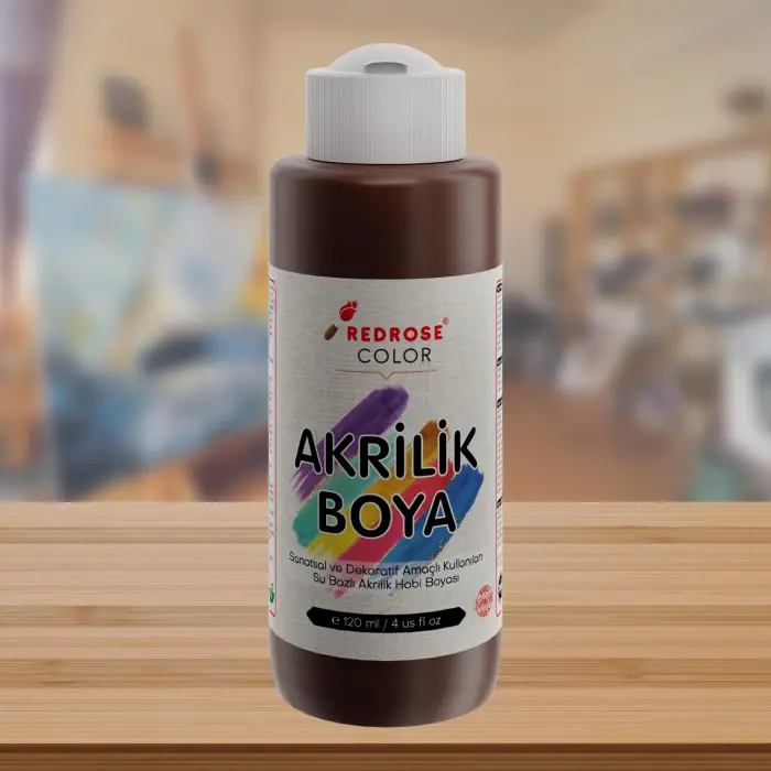 Kahverengi Akrilik Boya 120 ml